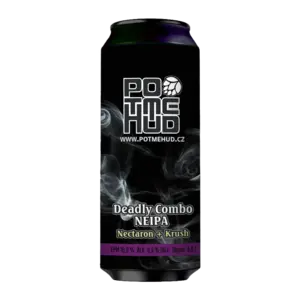 Deadly Combo NEIPA: Nectaron + Krush - CAN Deadly Combo NEIPA: Nectaron + Krush - plechovka piva od pivovaru Potmehúd